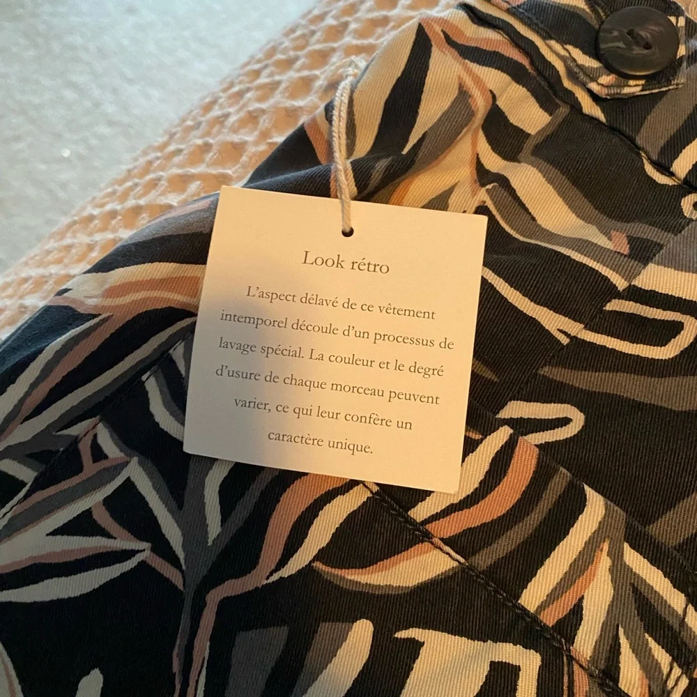 Nicole Miller New York Leaf Print Pants - Picture 9 of 14